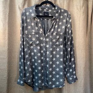 Rails 100% Lyocell (Tencel) star print button down
